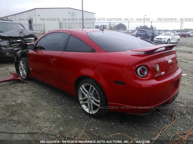 1G1AG1FX2A7163650 - 2010 CHEVROLET COBALT SS RED photo 3