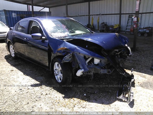 1HGCP26418A130729 - 2008 HONDA ACCORD LXP BLUE photo 1