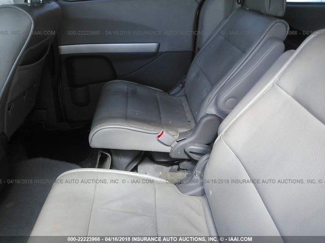 5N1BV28U27N121926 - 2007 NISSAN QUEST S/SE/SL SILVER photo 8