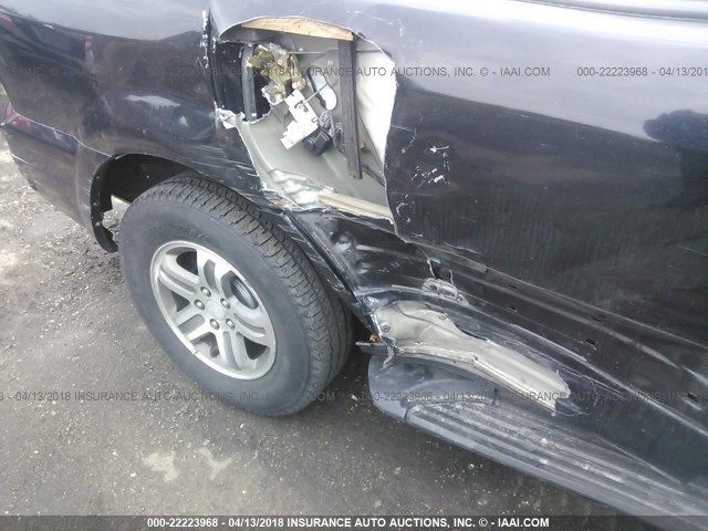 2HKYF18654H550173 - 2004 HONDA PILOT EXL შავი ფოტო 6