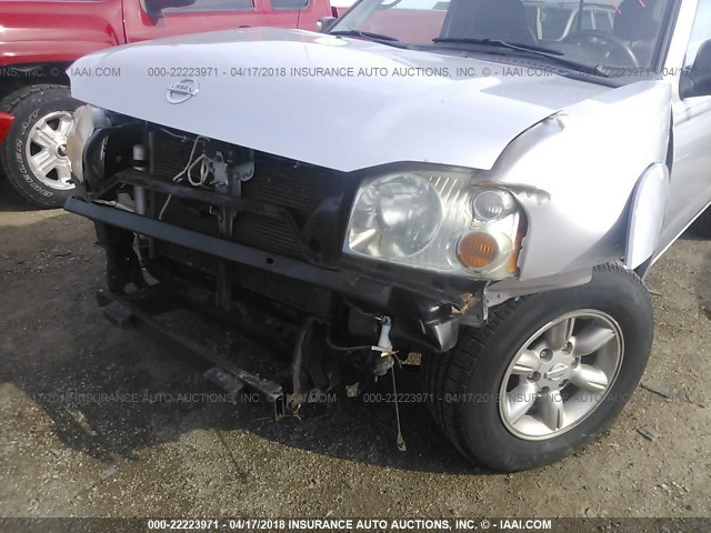 1N6DD26T64C438316 - 2004 NISSAN FRONTIER KING CAB XE SILVER photo 6