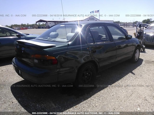 1Y1SK528X1Z409957 - 2001 CHEVROLET GEO PRIZM LSI 绿色 照片 4