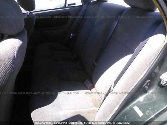 1Y1SK528X1Z409957 - 2001 CHEVROLET GEO PRIZM LSI 绿色 照片 8