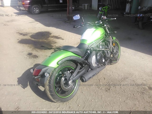 JKAENEA14FDA02201 - 2015 KAWASAKI EN650 A GREEN photo 4