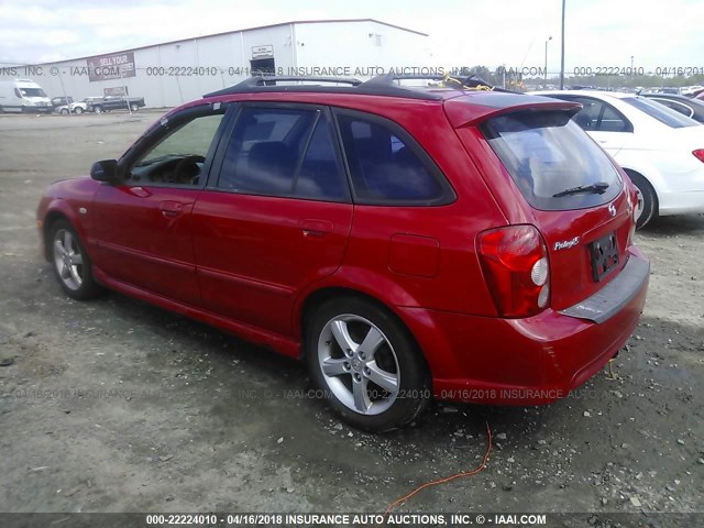 JM1BJ245621599247 - 2002 MAZDA PROTEGE PR5 RED photo 3