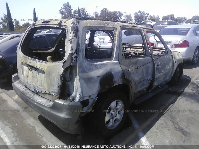 4F2YU09192KM34654 - 2002 MAZDA TRIBUTE LX/ES 灰色 照片 4