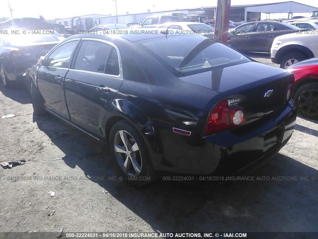 1G1ZC5E19BF197143 - 2011 CHEVROLET MALIBU 1LT 黑色 照片 3