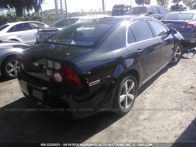 1G1ZC5E19BF197143 - 2011 CHEVROLET MALIBU 1LT 黑色 照片 4