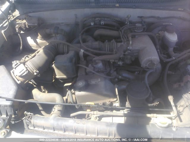 5TESM92N62Z117868 - 2002 TOYOTA TACOMA XTRACAB PRERUNNER ვერცხლისფერი ფოტო 10