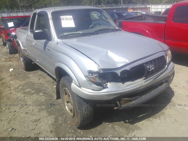 5TESM92N62Z117868 - 2002 TOYOTA TACOMA XTRACAB PRERUNNER ვერცხლისფერი ფოტო 6