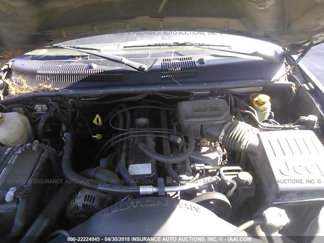 1J4GX48S74C195536 - 2004 JEEP GRAND CHEROKEE LAREDO/COLUMBIA/FREEDOM 灰色 照片 10