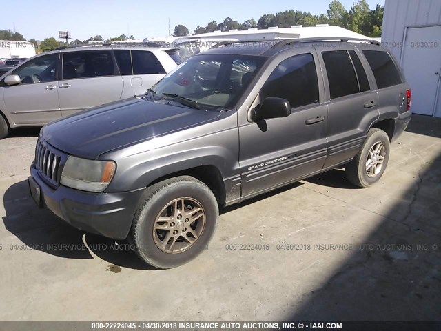 1J4GX48S74C195536 - 2004 JEEP GRAND CHEROKEE LAREDO/COLUMBIA/FREEDOM 灰色 照片 2