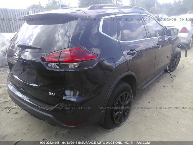 5N1AT2MT6HC757504 - 2017 NISSAN ROGUE S/SL BLACK photo 4