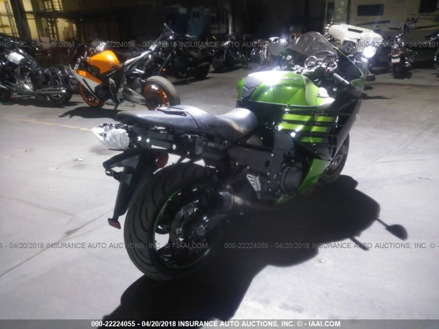 JKBZXNH17GA001069 - 2016 KAWASAKI ZX1400 H GREEN photo 4