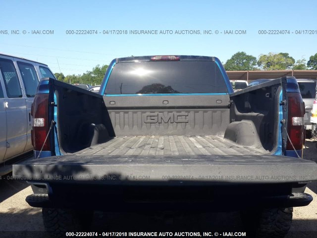 3GTU2NEC8HG142258 - 2017 GMC SIERRA K1500 SLT BLUE photo 8