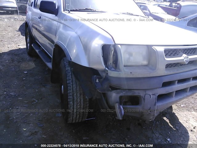 5N1ED28Y8YC542730 - 2000 NISSAN XTERRA XE/SE SILVER photo 6