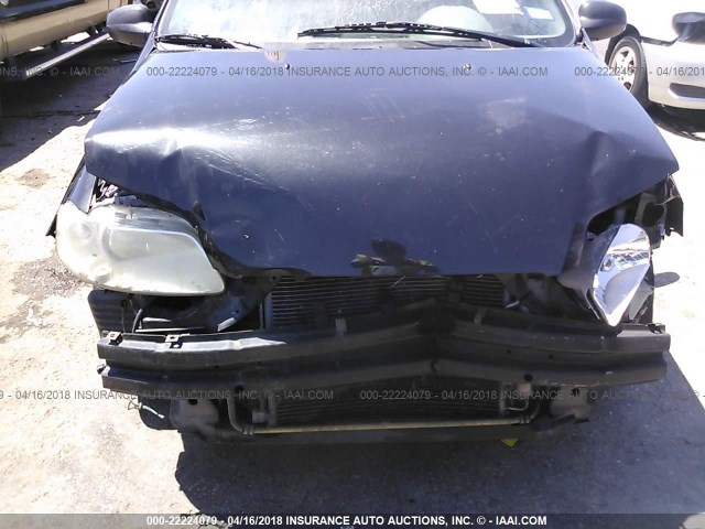 KL1TD52635B497113 - 2005 CHEVROLET AVEO LS BLACK photo 6