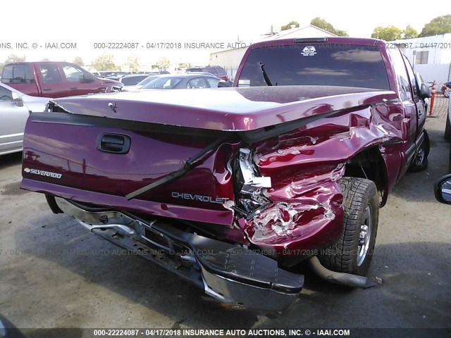 2GCEC19V141427375 - 2004 CHEVROLET SILVERADO C1500 BURGUNDY photo 4