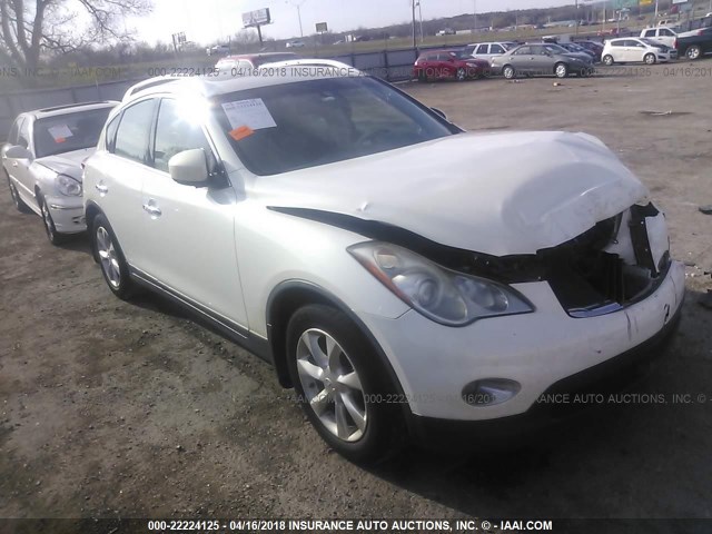 JNKAJ09F28M360849 - 2008 INFINITI EX35 JOURNEY WHITE photo 1