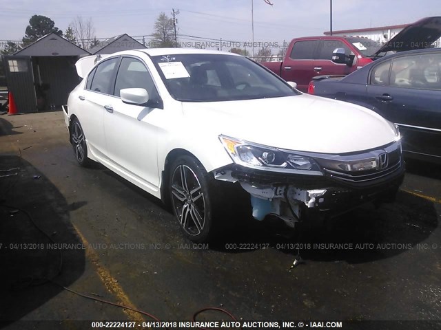 1HGCR2F50GA235327 - 2016 HONDA ACCORD SPORT 白色 照片 1