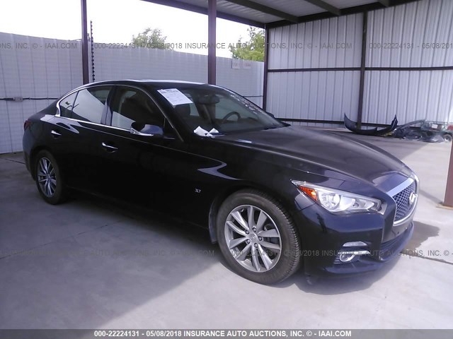 JN1BV7APXEM677882 - 2014 INFINITI Q50 PREMIUM/SPORT BLACK photo 1