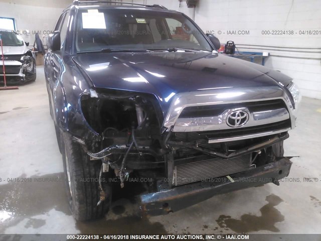 JTEBU14R28K021665 - 2008 TOYOTA 4RUNNER SR5/SPORT BLUE photo 6