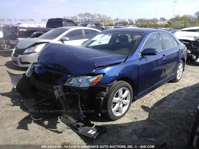 4T1BE46K77U164726 - 2007 TOYOTA CAMRY NEW GENERAT CE/LE/XLE/SE BLUE photo 2