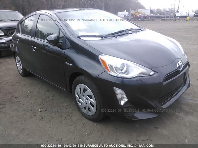 JTDKDTB39G1135925 - 2016 TOYOTA PRIUS C BLACK photo 1