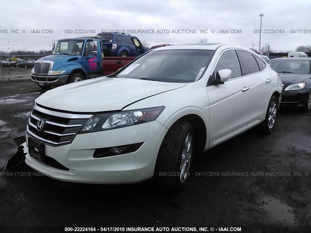 5J6TF2H59CL003984 - 2012 HONDA CROSSTOUR EXL WHITE photo 2