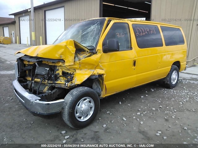 1FTNE2EL8BDB09310 - 2011 FORD E250 E250 VAN YELLOW photo 2