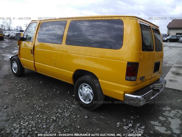 1FTNE2EL8BDB09310 - 2011 FORD E250 E250 VAN YELLOW photo 3