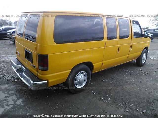 1FTNE2EL8BDB09310 - 2011 FORD E250 E250 VAN YELLOW photo 4