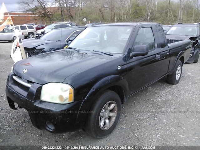 1N6DD26T94C422742 - 2004 NISSAN FRONTIER KING CAB XE BLACK photo 2