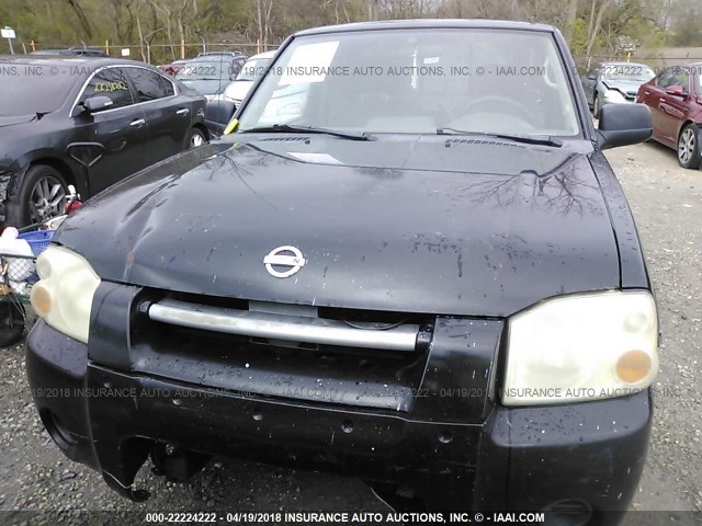 1N6DD26T94C422742 - 2004 NISSAN FRONTIER KING CAB XE BLACK photo 6