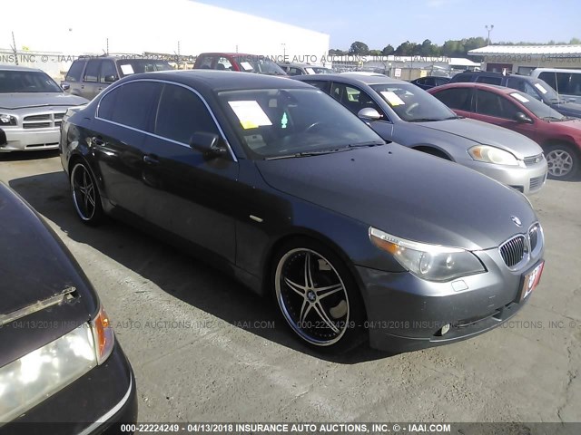 WBANB33504B113656 - 2004 BMW 545 I GRAY photo 1