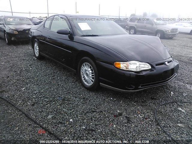 2G1WW12E4Y9184327 - 2000 CHEVROLET MONTE CARLO LS 黑色 照片 1