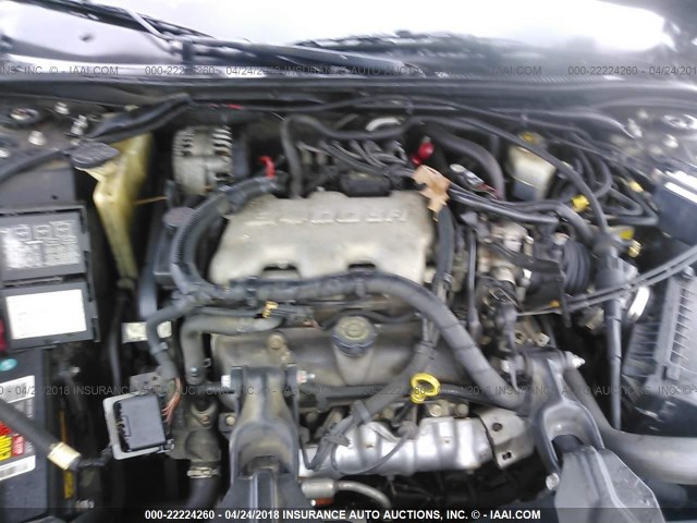 2G1WW12E4Y9184327 - 2000 CHEVROLET MONTE CARLO LS 黑色 照片 10