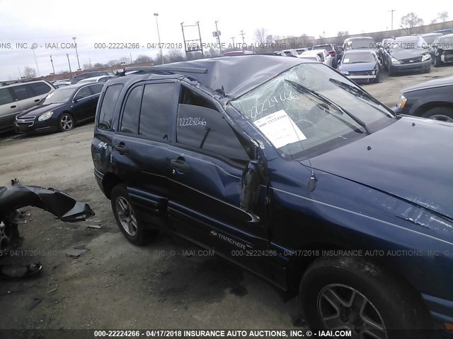 2CNBJ634946903991 - 2004 CHEVROLET TRACKER LT BLUE photo 4