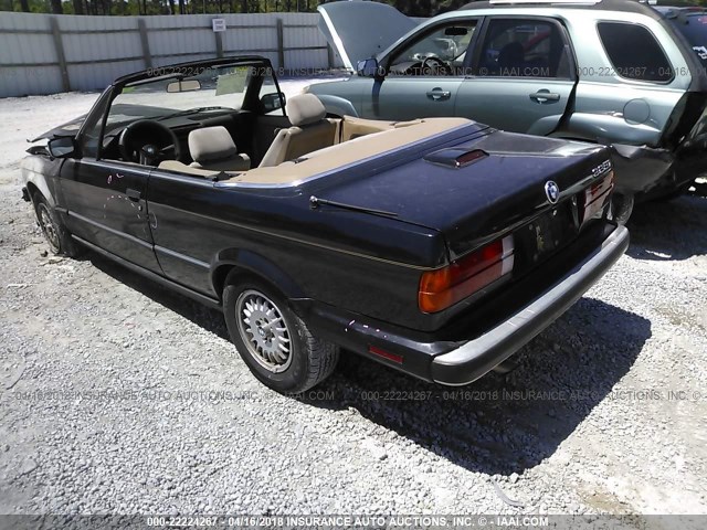 WBABB2305J8855545 - 1988 BMW 325 I AUTOMATIC BLACK photo 3