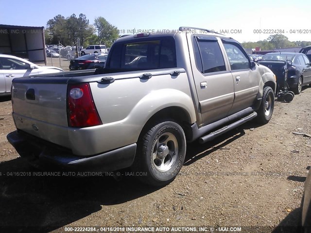 1FMZU77K05UA78642 - 2005 FORD EXPLORER SPORT TR  BROWN photo 4