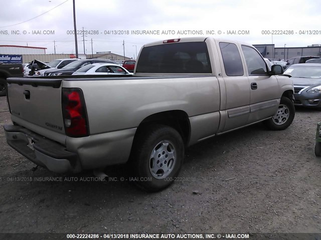 2GCEC19T441281472 - 2004 CHEVROLET SILVERADO C1500 Pewter photo 4