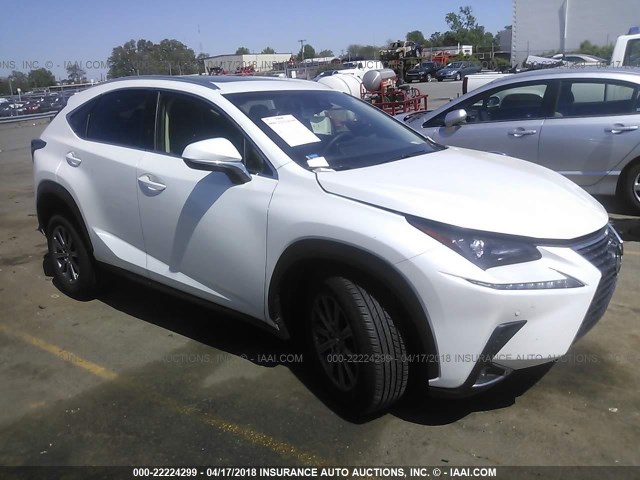 JTJYARBZ4J2097593 - 2018 LEXUS NX 300/BASE/F SPORT WHITE photo 1