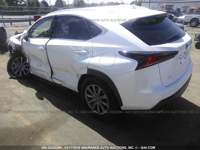 JTJYARBZ4J2097593 - 2018 LEXUS NX 300/BASE/F SPORT WHITE photo 3