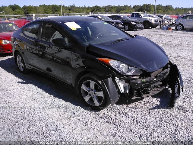 5NPDH4AE3DH161477 - 2013 HYUNDAI ELANTRA GLS/LIMITED BLACK photo 1