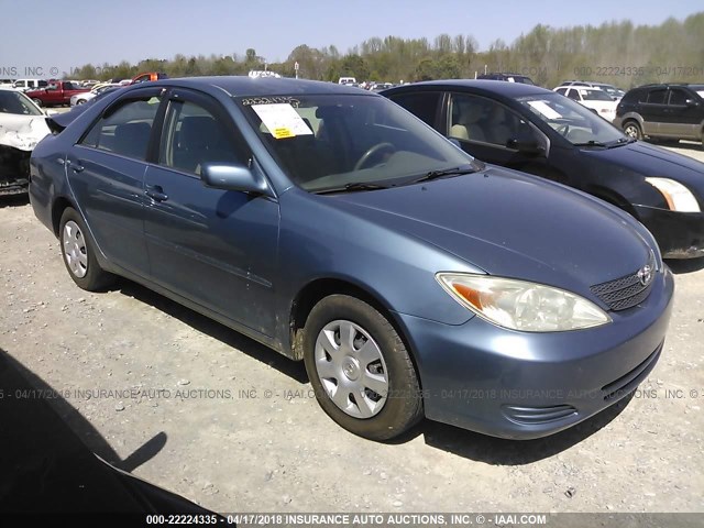 4T1BE32K24U858462 - 2004 TOYOTA CAMRY LE/XLE/SE ლურჯი ფოტო 1
