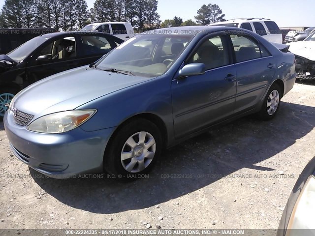 4T1BE32K24U858462 - 2004 TOYOTA CAMRY LE/XLE/SE ლურჯი ფოტო 2