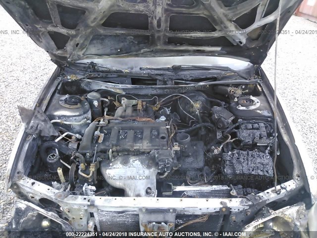 1YVGF22C925304752 - 2002 MAZDA 626 LX SILVER photo 10