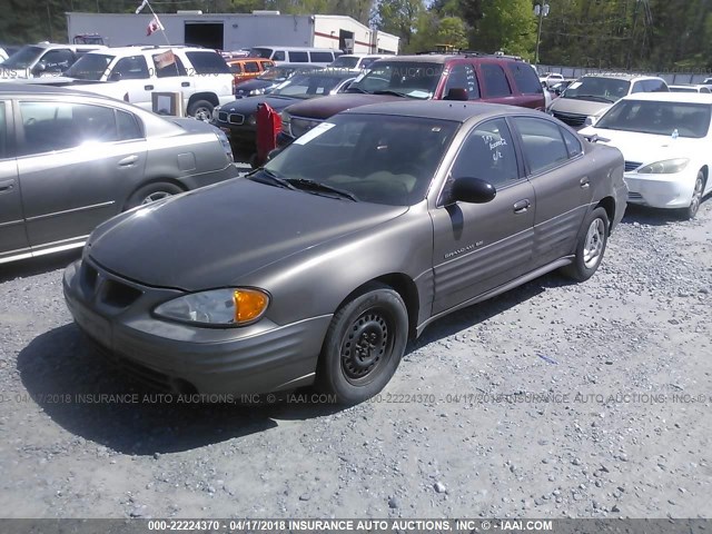 1G2NE52F42C224951 - 2002 PONTIAC GRAND AM SE Champagne photo 2