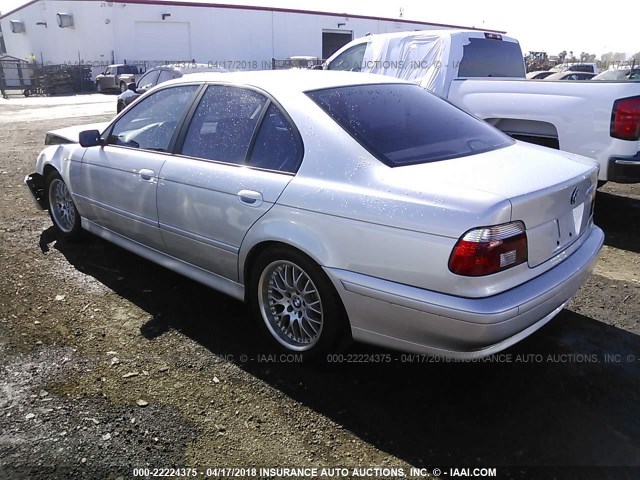 WBADT63481CF12695 - 2001 BMW 530 I AUTOMATIC SILVER photo 3