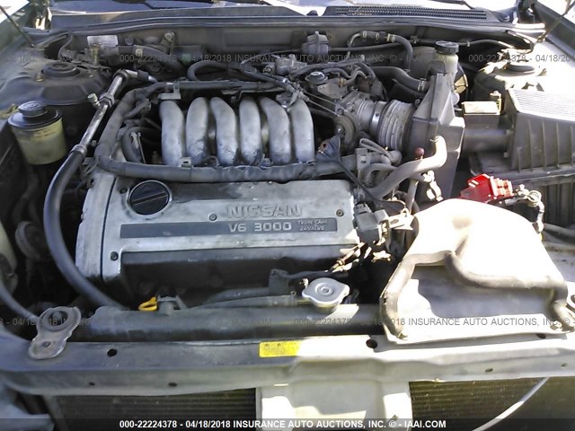 JN1CA21D9TT163811 - 1996 NISSAN MAXIMA GLE/GXE/SE GREEN photo 10